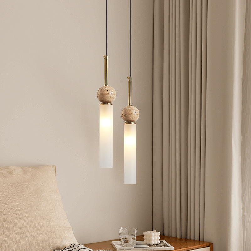 Home Bar And Counter - Nordic modern home living room LED