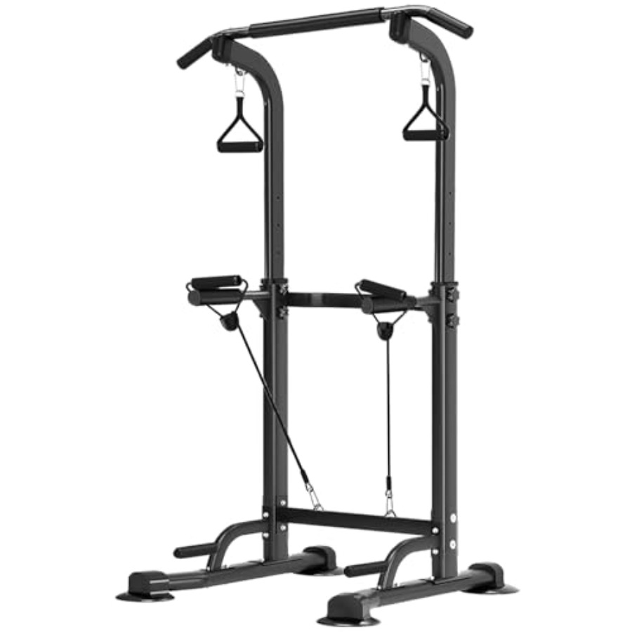 Home Bar And Gym - Power Tower Pull Up Bar Height