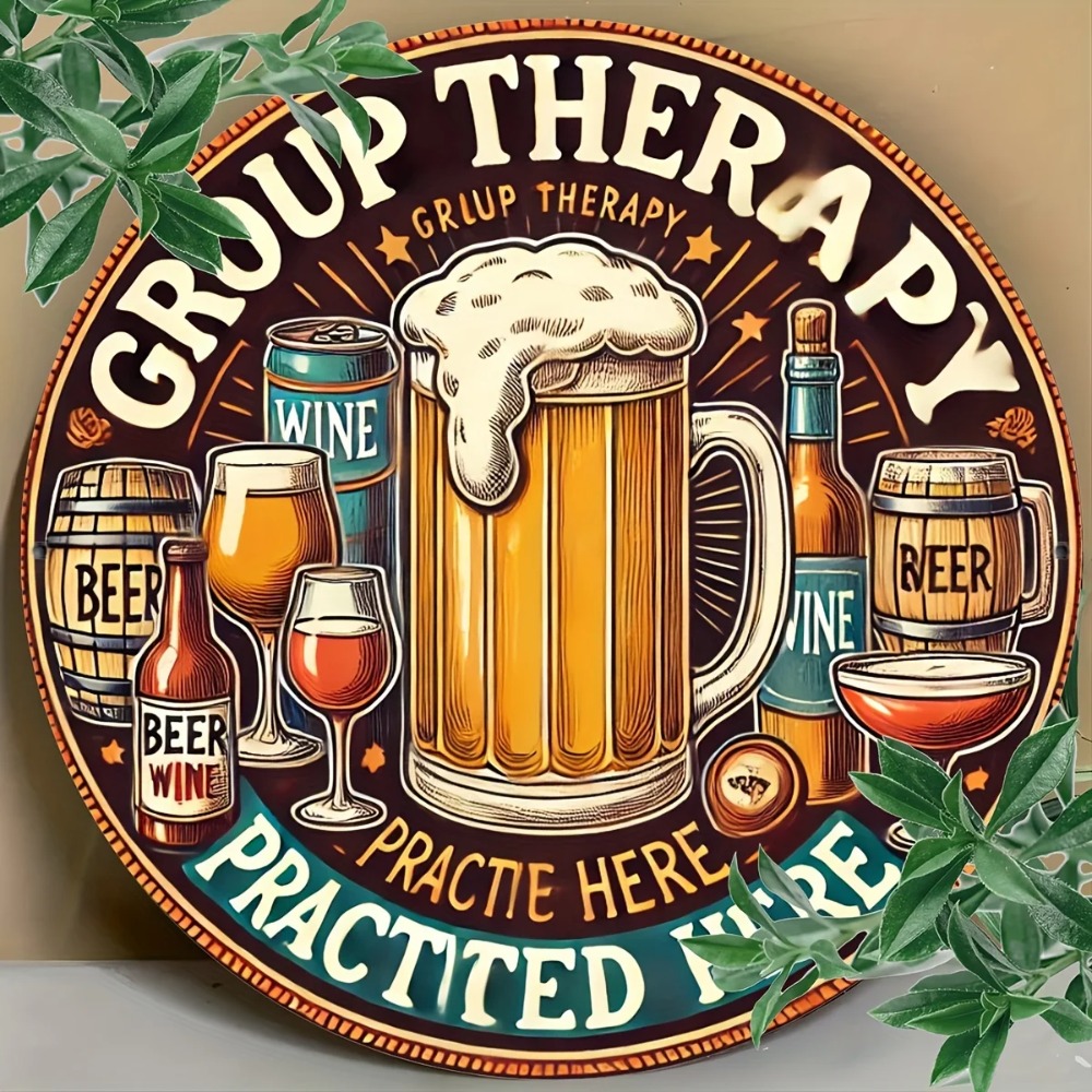 Home Bar And Kitchen - MUSICCAVE Vintage Metal Wall Sign, Group