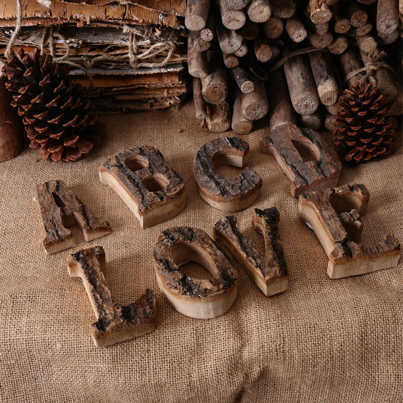 Home Bar Shelf - Wooden Letters Home Decor Alphabet Number