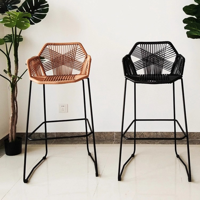 Scandinavian Rattan Bar Stool  - Home Bar Lounge のレビューと価格