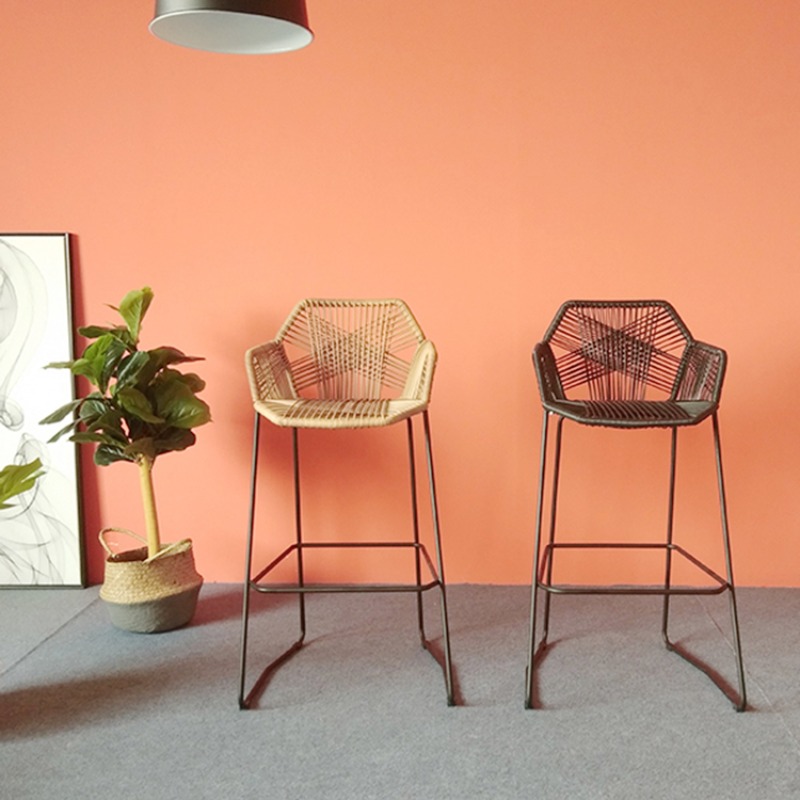 Scandinavian Rattan Bar Stool  - Home Bar Lounge のレビューと価格