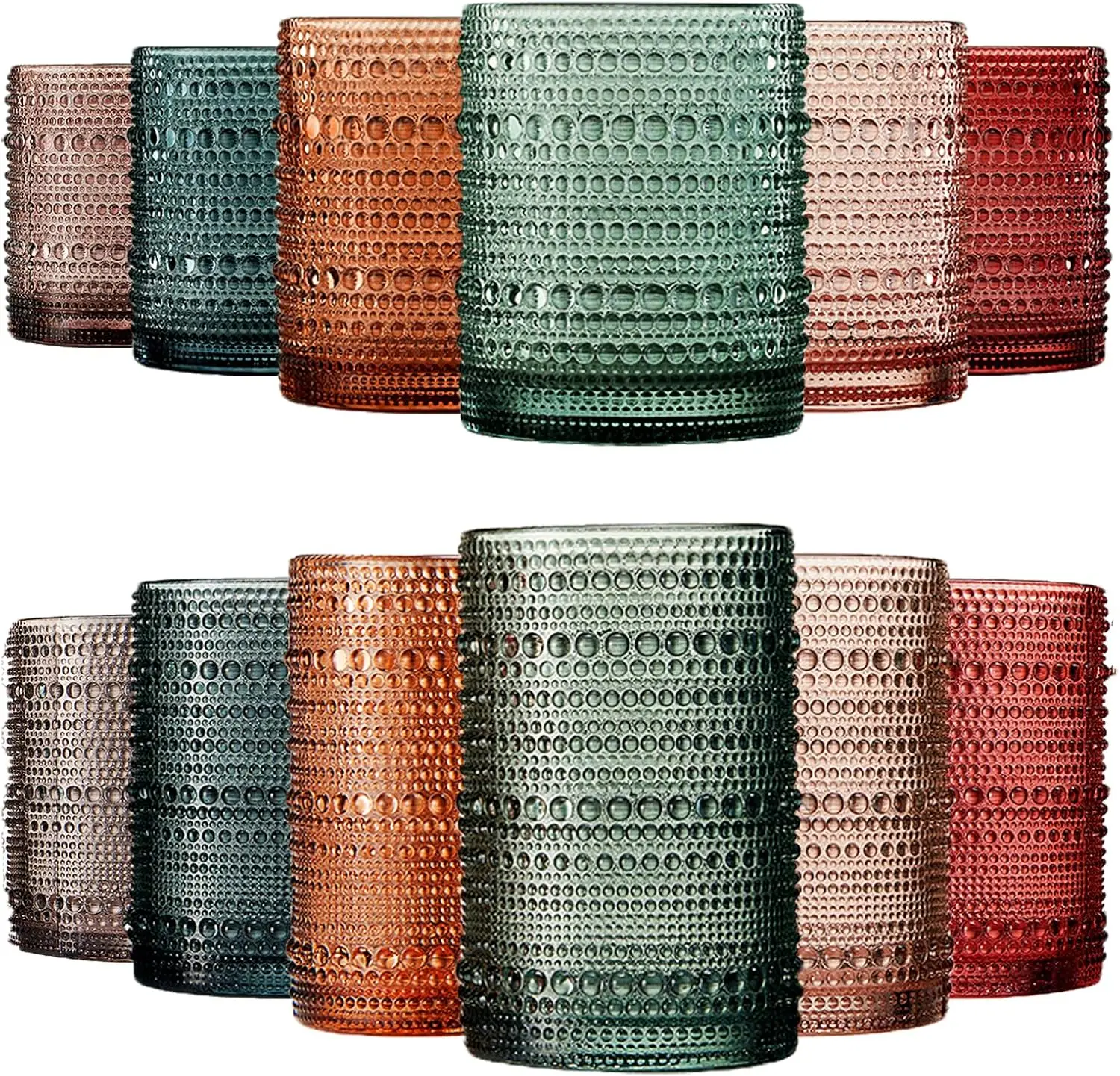 Hobnail Beaded Highball Drinki - Old Fashioned Glass のレビューと価格