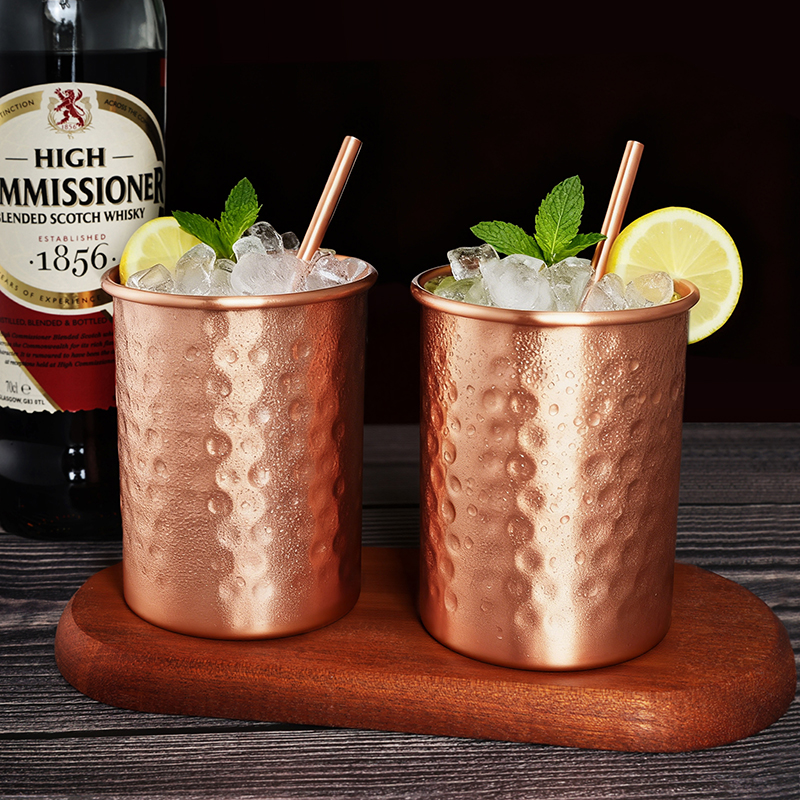 100% 400ml Copper Moscow Mule  - Mule Copper Mug のレビューと価格