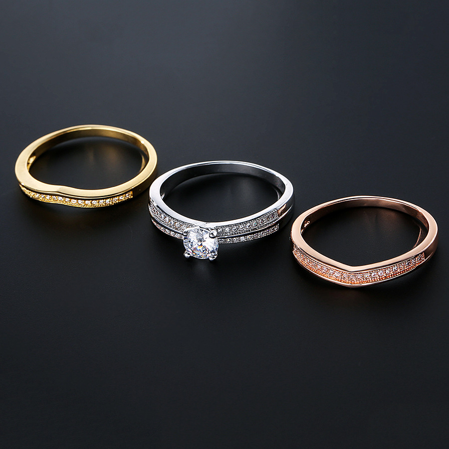 18K Multi Gold Ring 3pc Set fo - Bar Cart Gold のレビューと価格