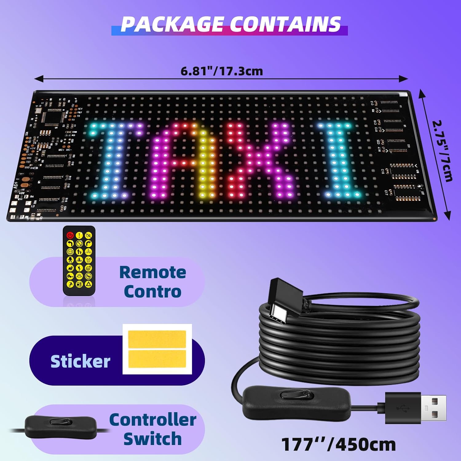 Programmable LED Matrix Panel  - Home Bar Signs のレビューと価格