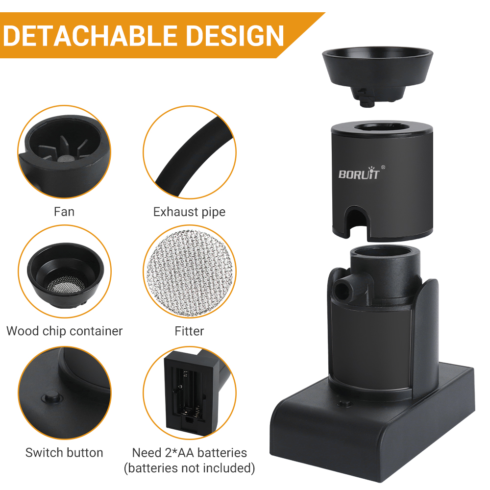 BORUiT SK305 Smoke Infuser Por - Smoking Gun Kit のレビューと価格