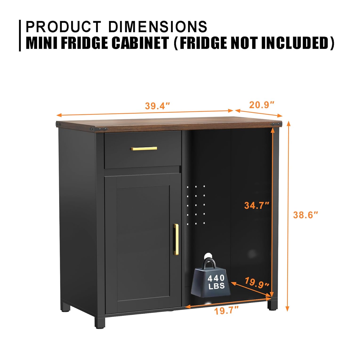 Coffee Bar Cabinet with Mini F - Home Bar And Fridge のレビューと価格