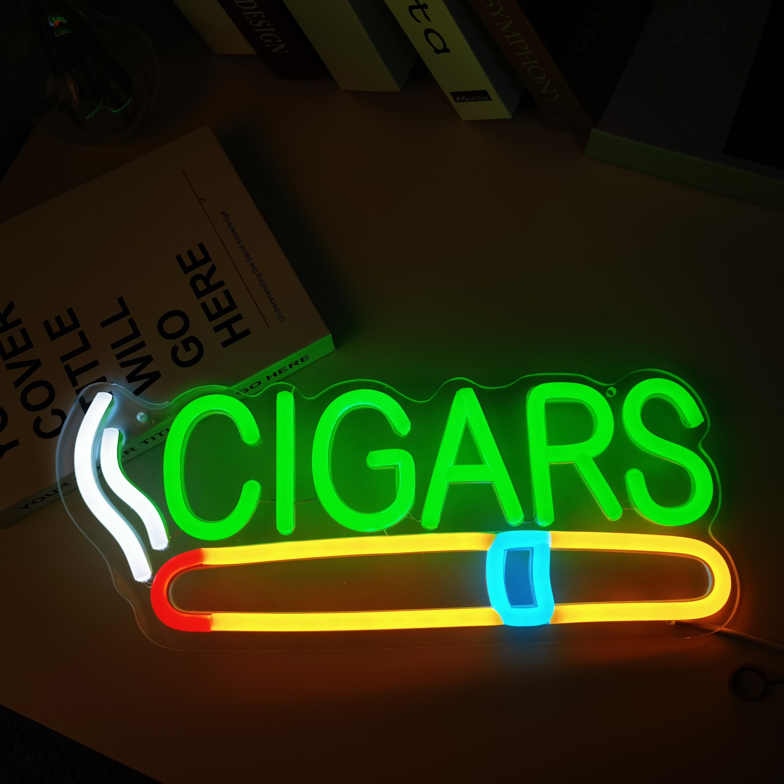 Cigar Shop Neon Sign, For Home - Home Bar Lounge のレビューと価格