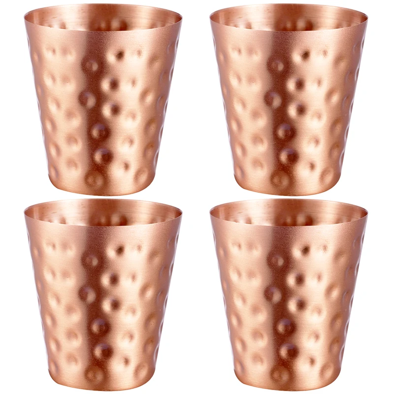 4Pcs New 100% Copper Cups Pure - Mule Copper Mug のレビューと価格