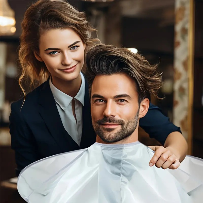 1pc Umbrella Design Hair Cutti - Home Barber のレビューと価格