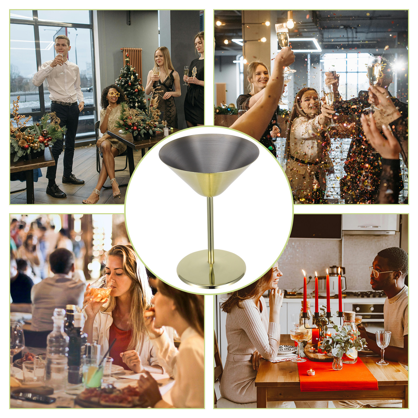 Stainless Steel Cocktail Cup P - Home Bar Lounge のレビューと価格