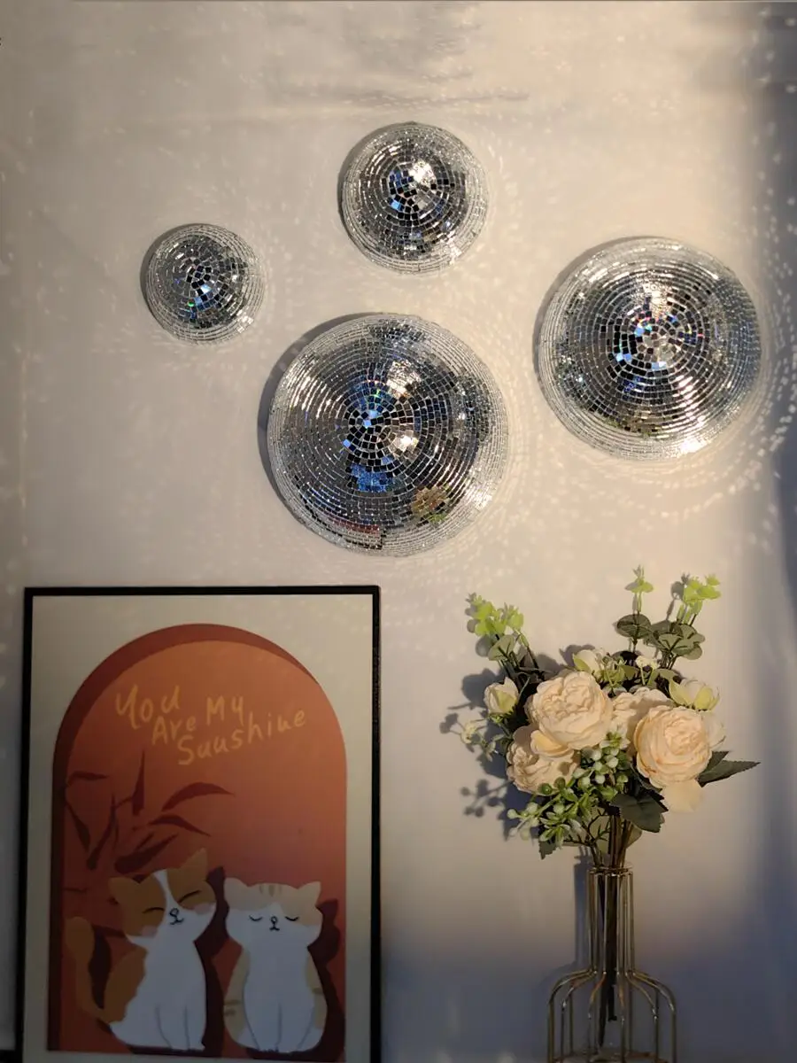 New Wall Disco Ball Mirrored D - Old Fashioned Glass のレビューと価格
