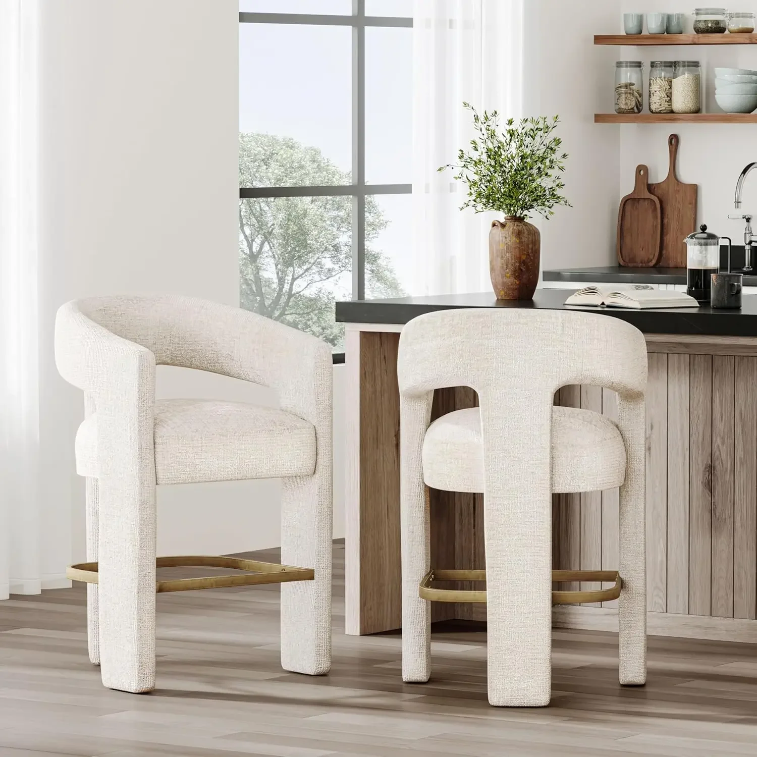Jofran Upholstered Counter Sto - Home Bar Seating のレビューと価格