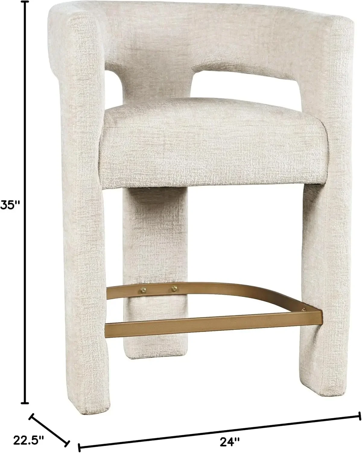 Jofran Upholstered Counter Sto - Home Bar Seating のレビューと価格
