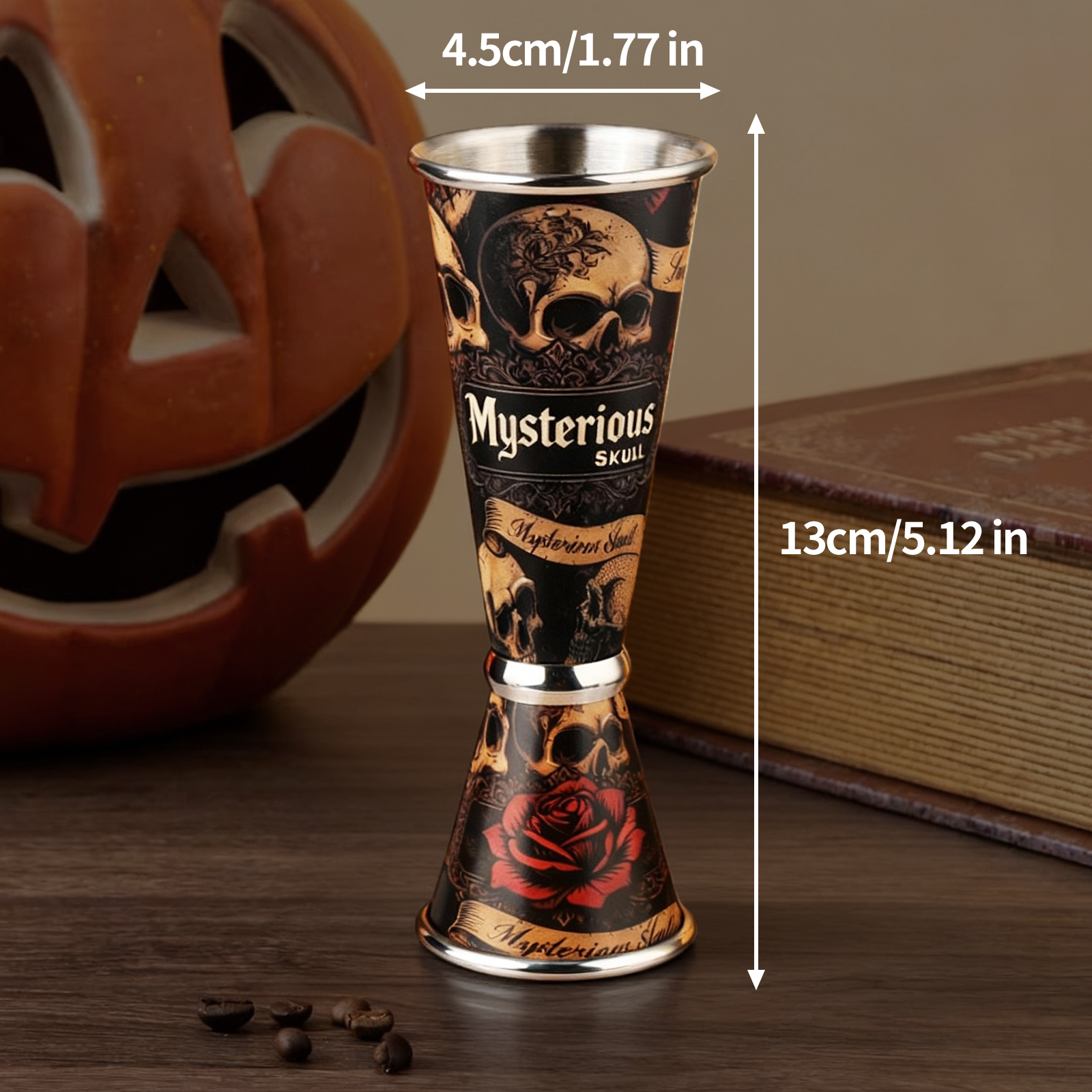 30/60ml Retro Skull Cocktail W - Bitters Bottle Set のレビューと価格