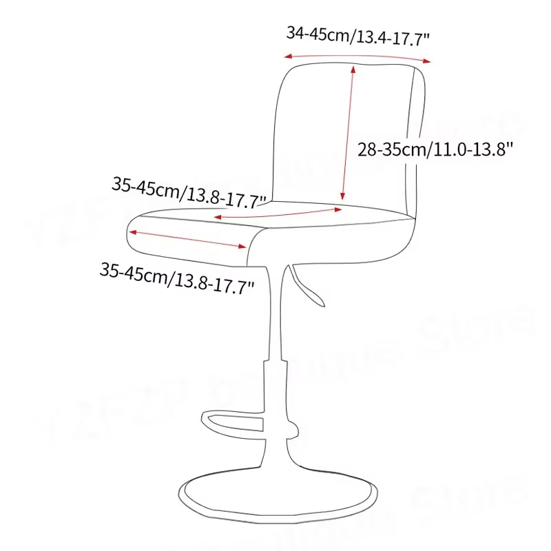 Jacquard Bar Stool Chair Cover - Home Bar Lounge のレビューと価格