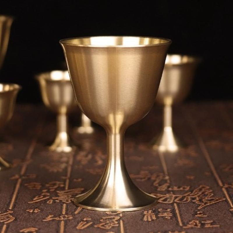 【S/M/L Vintage Brass Mug Red W - Old Fashioned Glass のレビューと価格