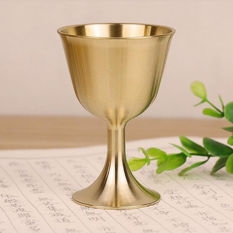 【S/M/L Vintage Brass Mug Red W - Old Fashioned Glass のレビューと価格