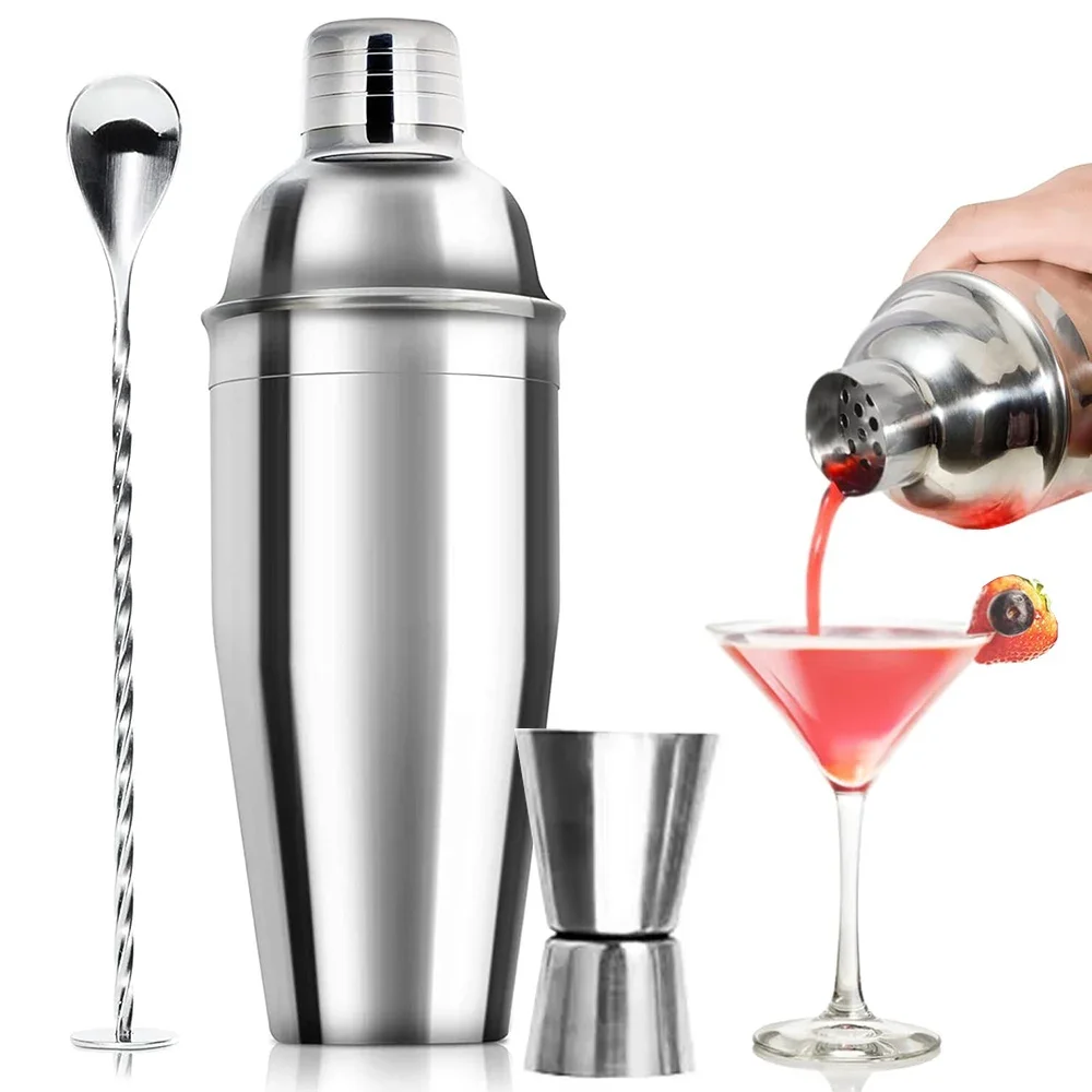 3/6pcs Cocktail Shaker Stainle - Boston Shaker Set のレビューと価格