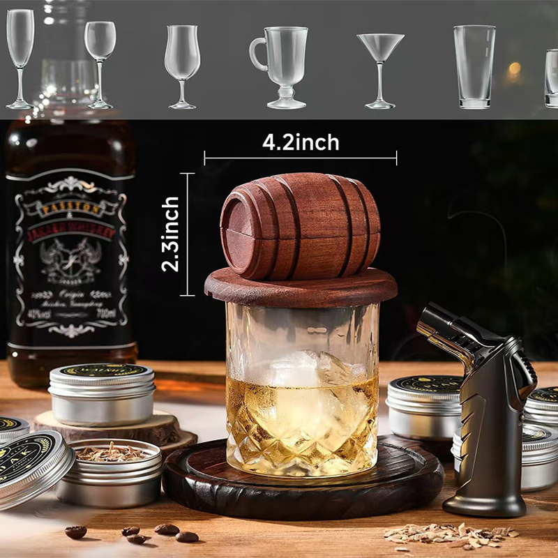 Wooden Cocktail Smoker Kit Smo - Smoking Gun Kit のレビューと価格