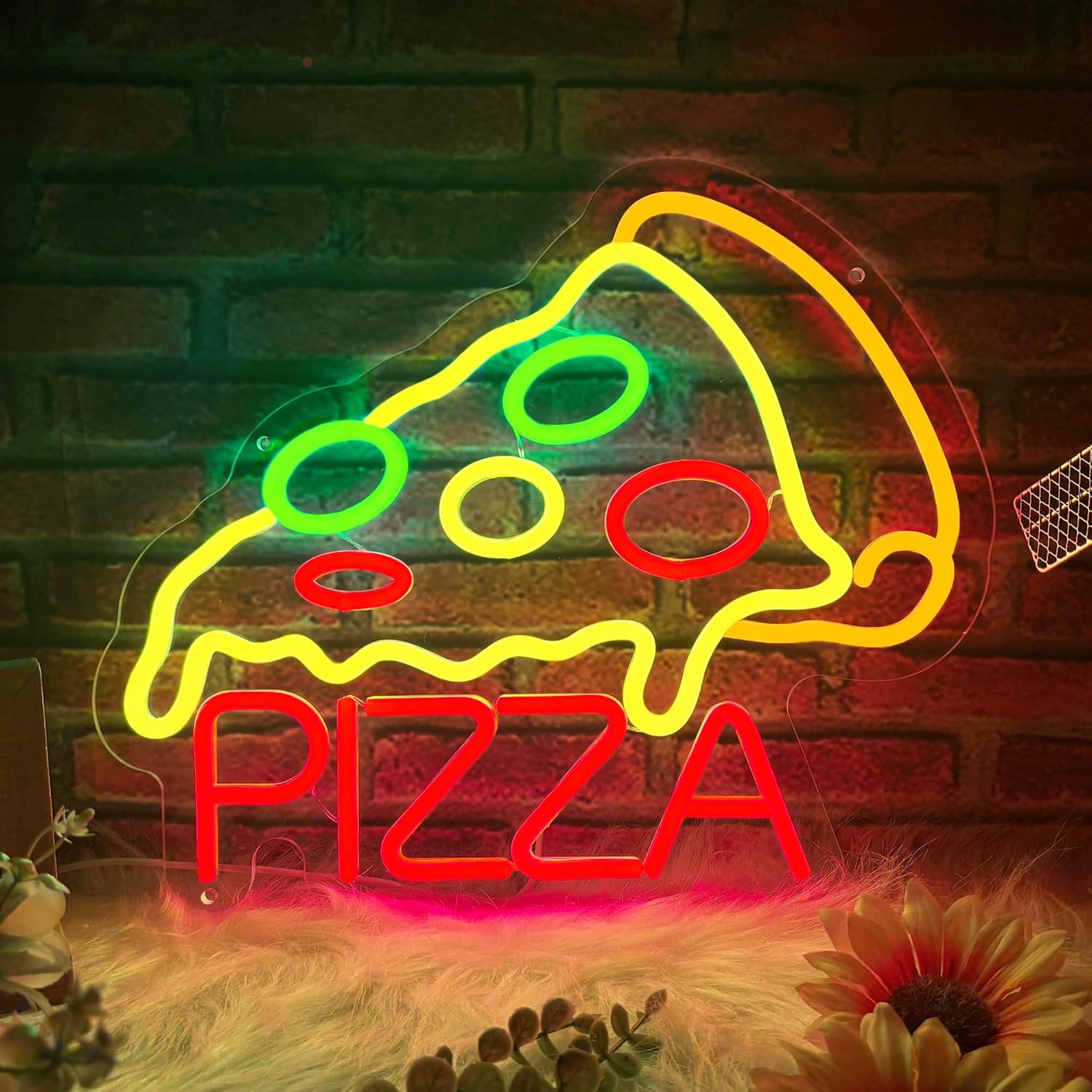 Pizza Neon Sign Business USB L - Home Bar Signs のレビューと価格