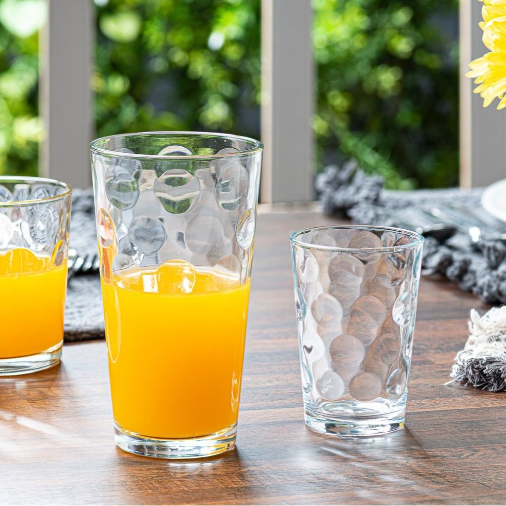 12-Piece Elegant Stackable Gla - Highball Glass Set のレビューと価格