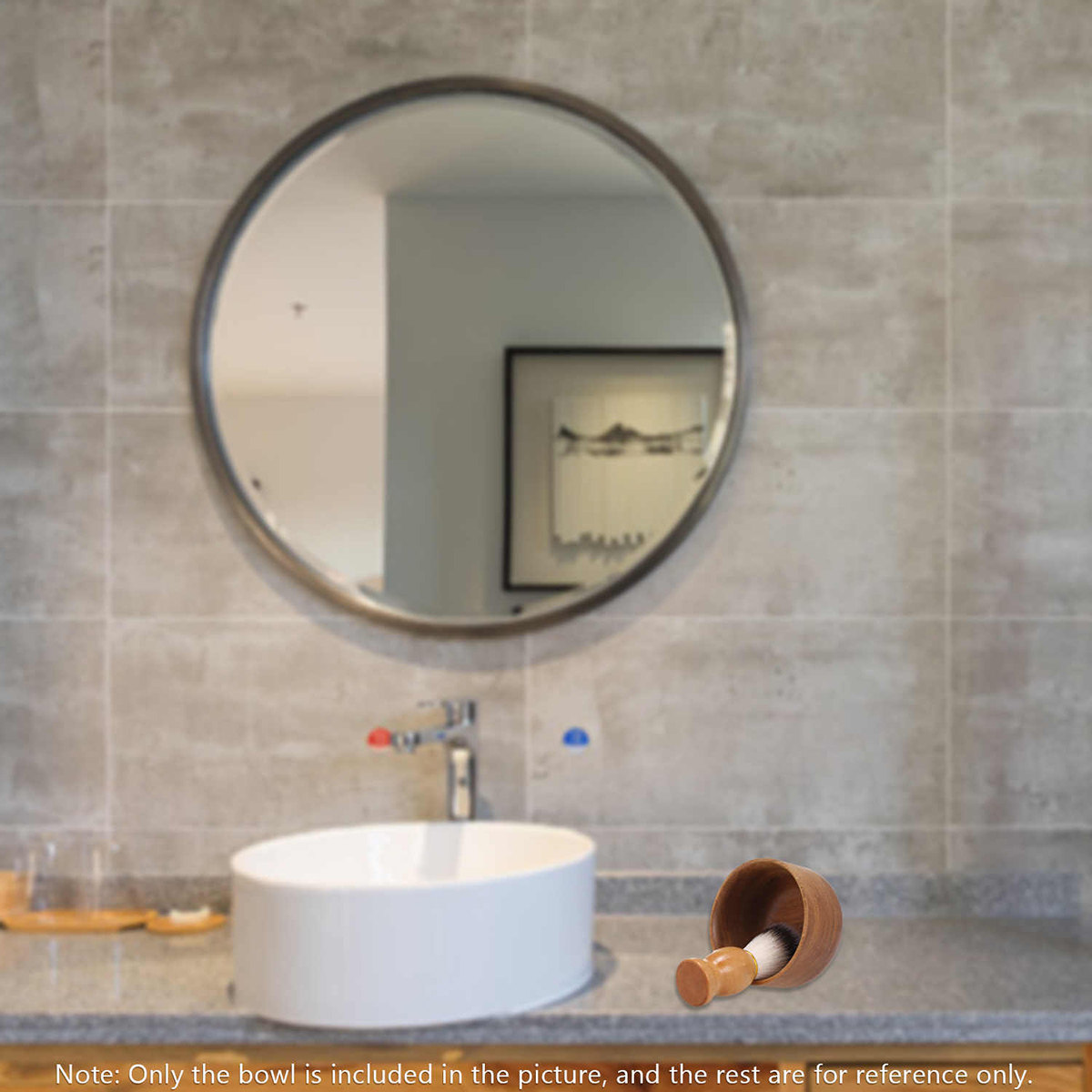 Wooden Men Shaving Bowl Light  - Home Barber のレビューと価格