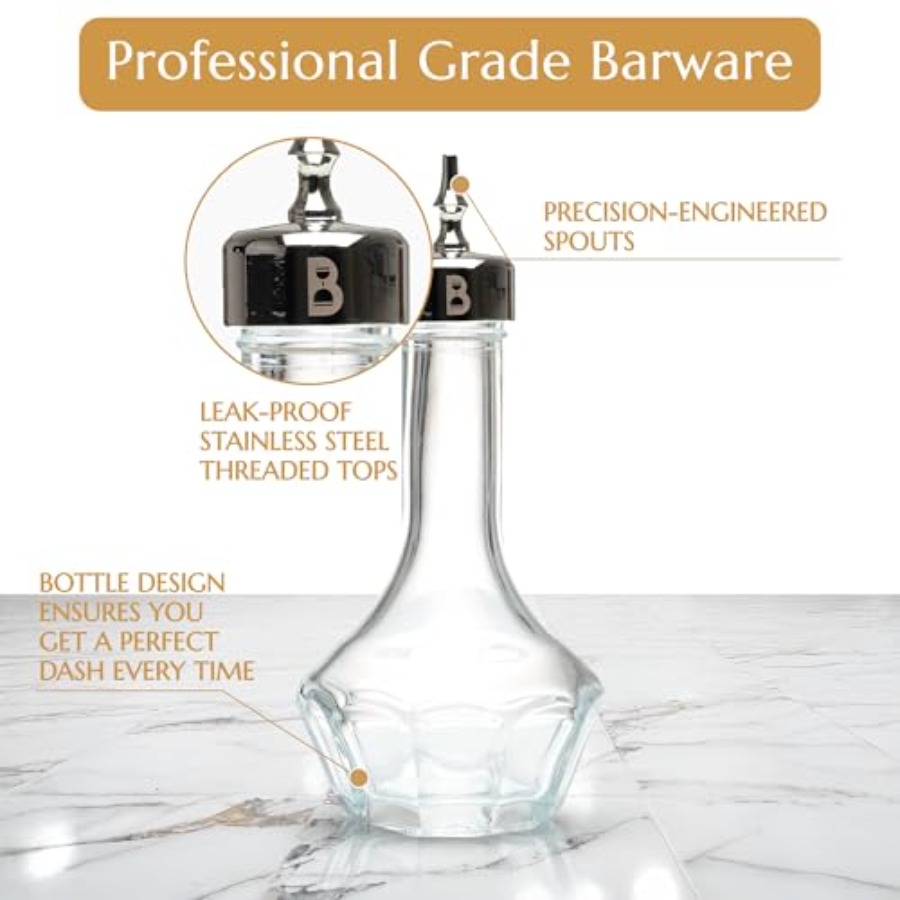 Bitters Bottle 90ml Glass Dash - Bitters Bottle Set のレビューと価格