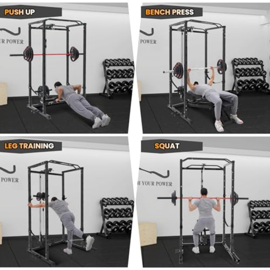 1600 Lbs Power Rack for Home G - Home Bar And Gym のレビューと価格
