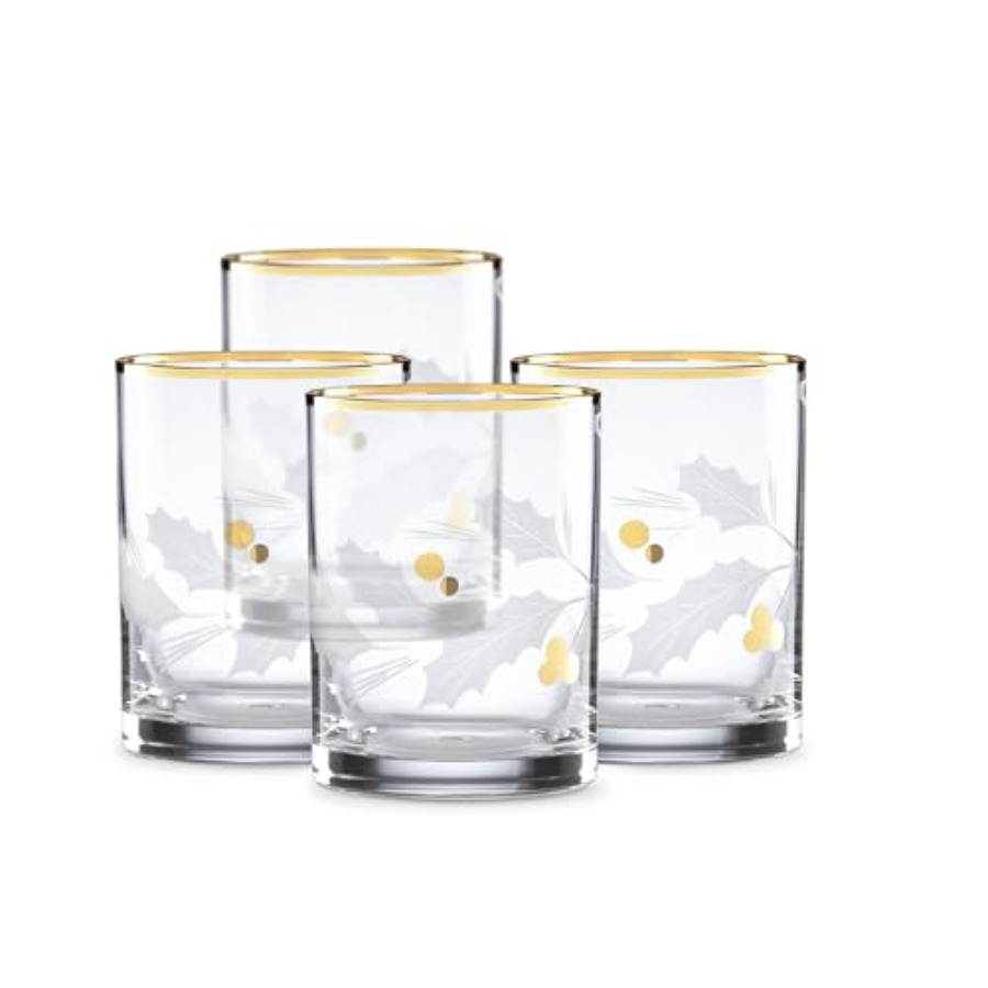 886861 Holiday Gold 4Piece Dou - Old Fashioned Glass のレビューと価格