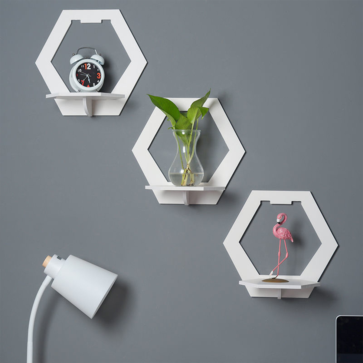 3Pcs Wall Organizer Wall Shelf - Home Bar Shelf のレビューと価格