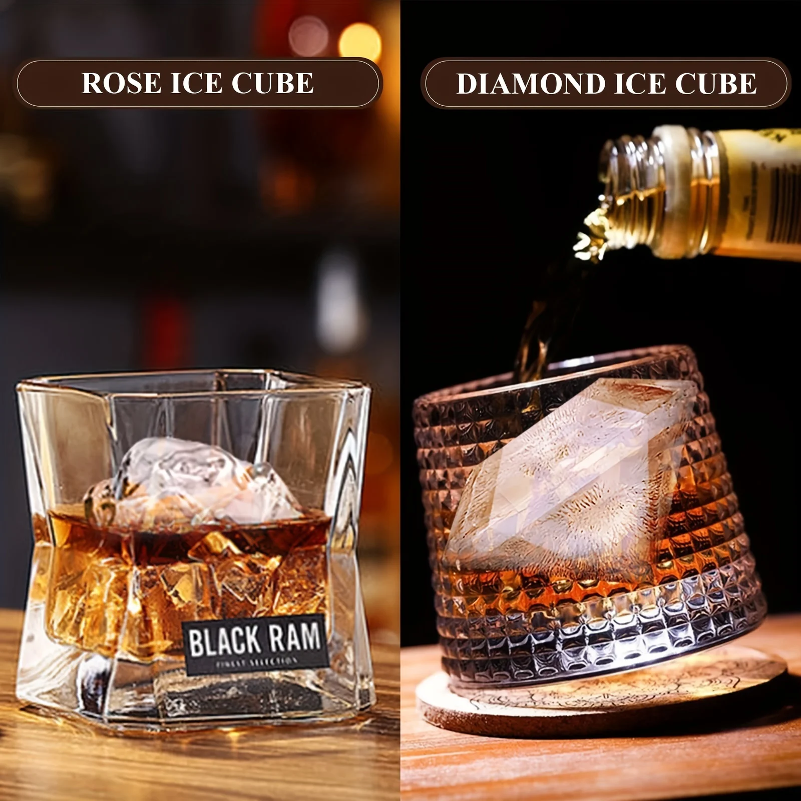 1pc 3D Rose Ice Cube Mold, Squ - Ice Mold Sphere のレビューと価格