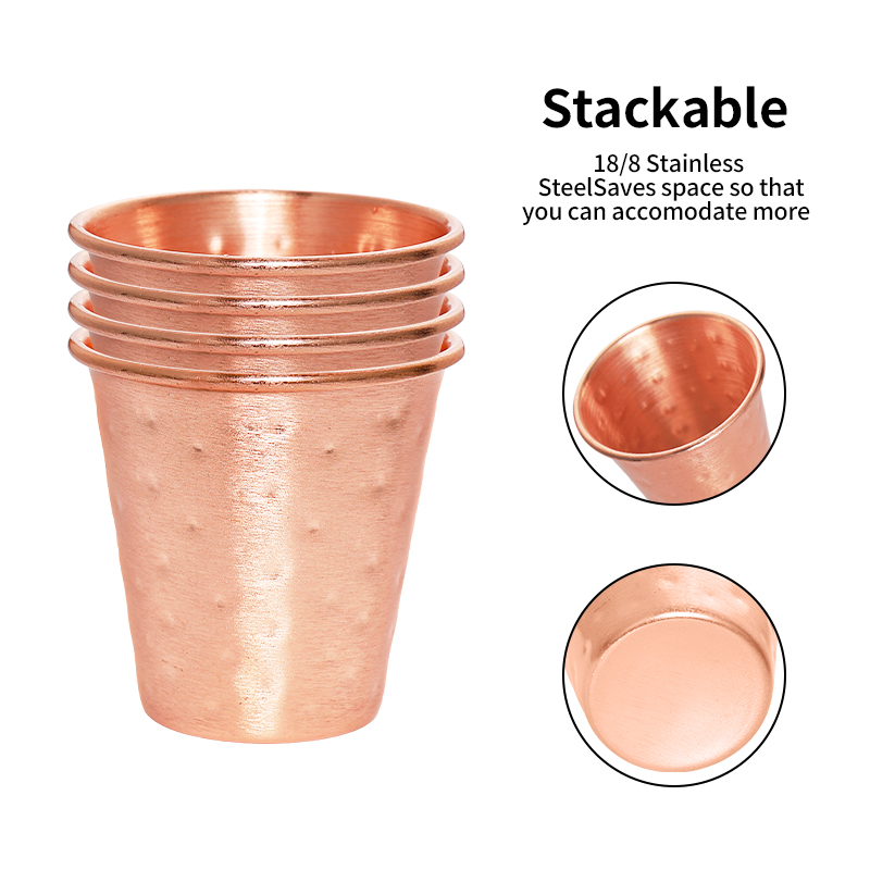 Set of 4/6 Copper Plating Beer - Mule Copper Mug のレビューと価格