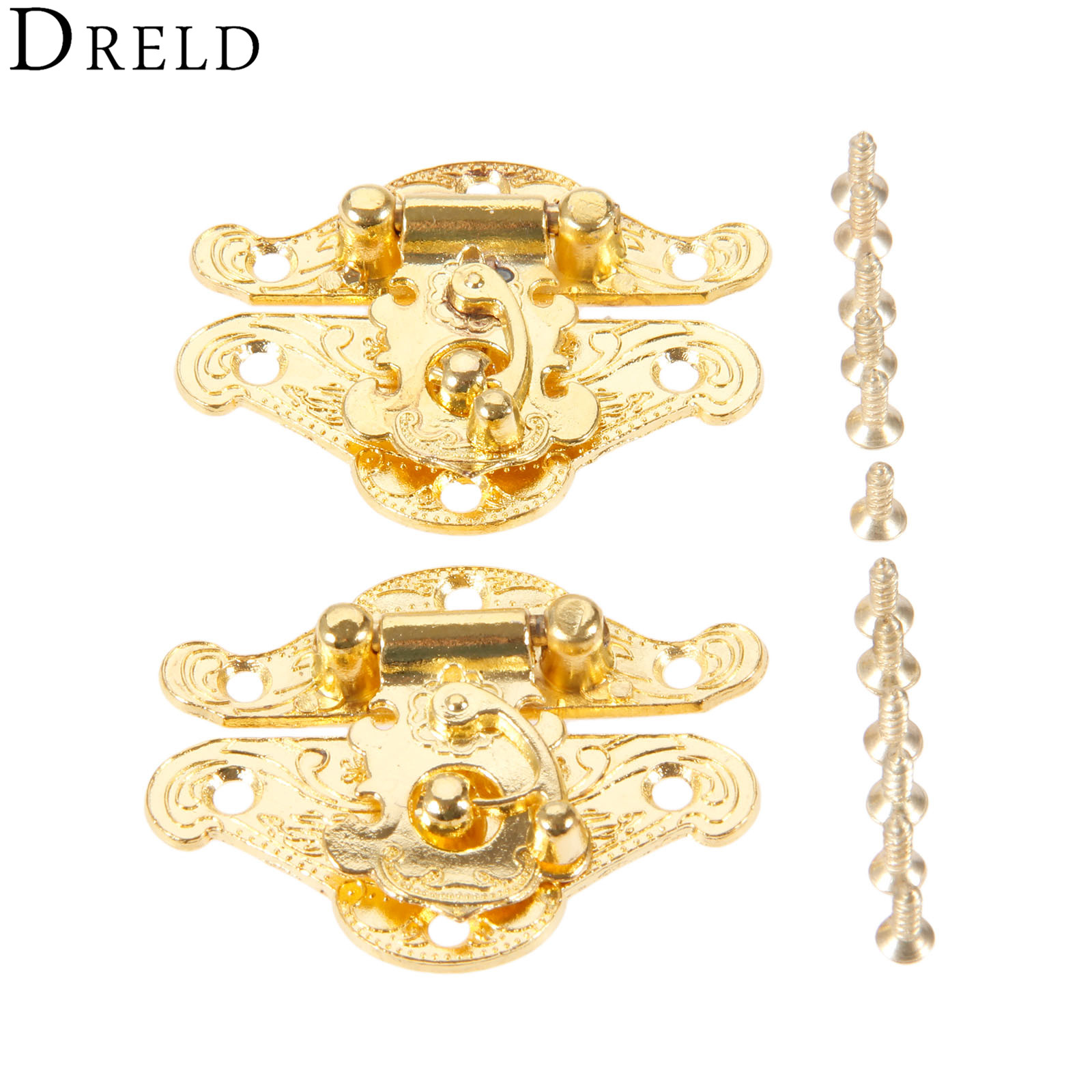 DRELD 2Pcs Antique Gold Box La - Bar Cart Gold のレビューと価格