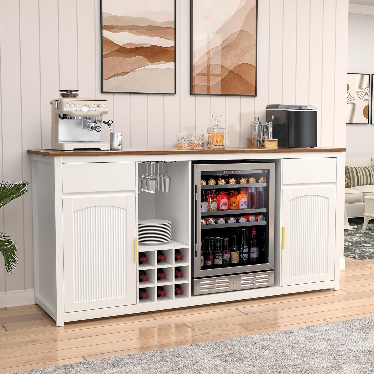 Extra Long Bar Cabinet Fridge  - Home Bar And Fridge のレビューと価格