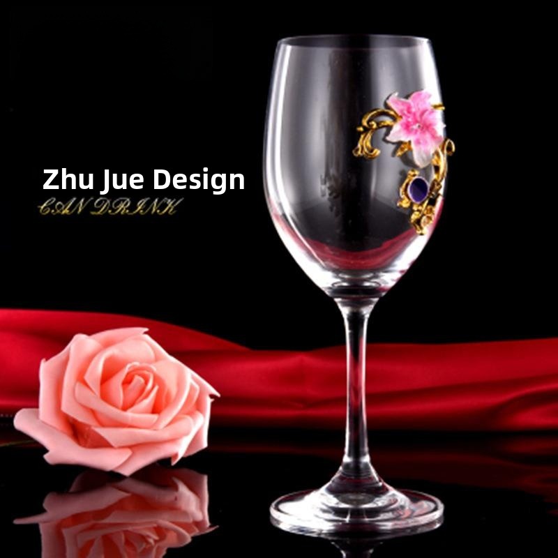 Elegant Enamel Red Wine Glasse - Highball Glass Set のレビューと価格