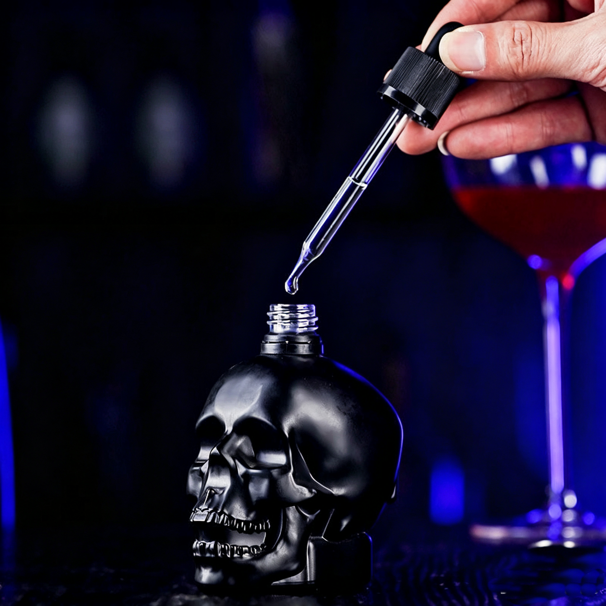 Skull Bittle Bottle Dropper Bo - Bitters Bottle Set のレビューと価格