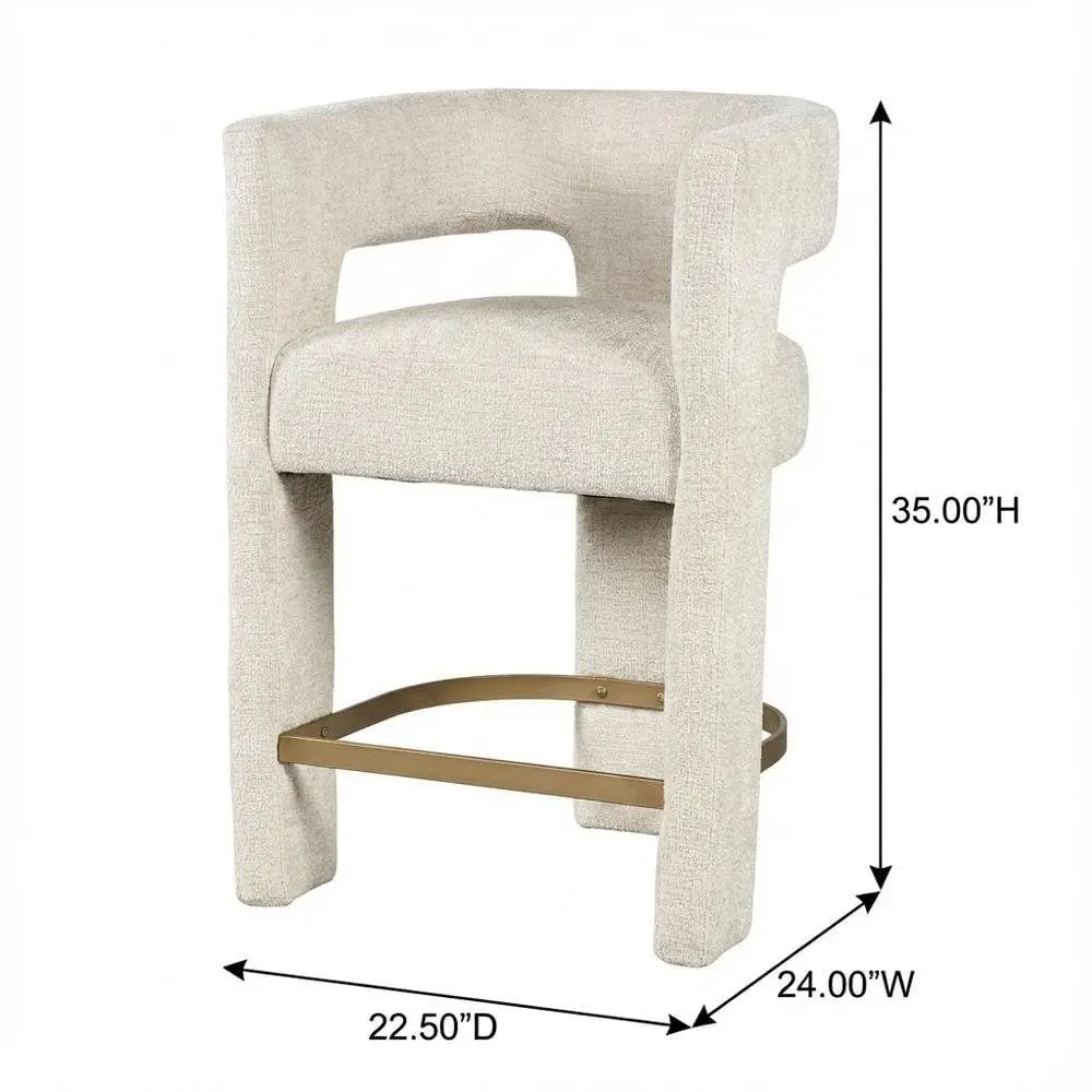 Gwen Natural Upholstered Count - Home Bar Seating のレビューと価格