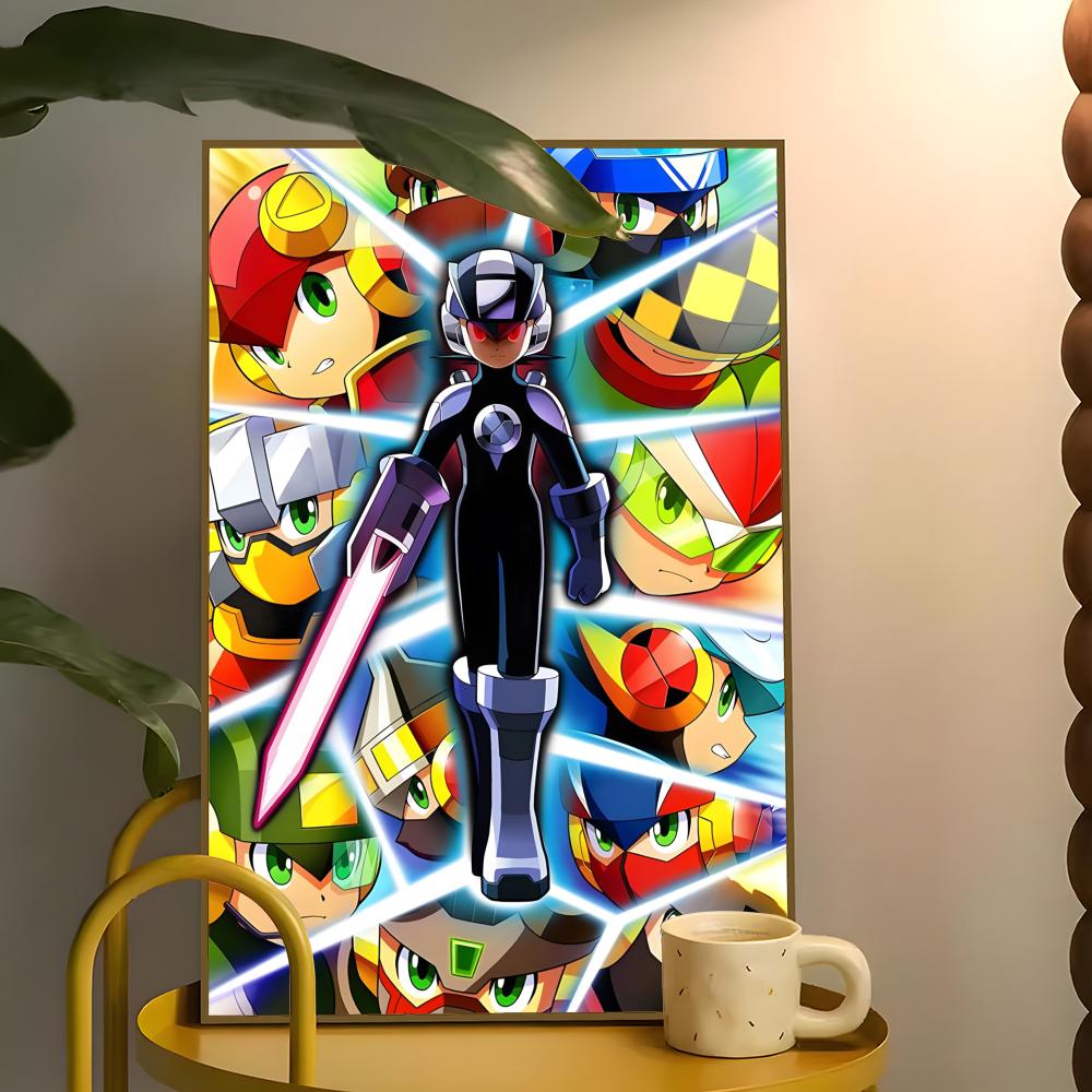 Classic Mega Man Poster Paper  - Home Bar And Theater のレビューと価格