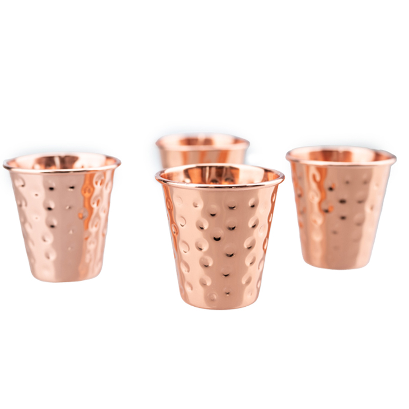 Hammered Copper Shot Glass 60m - Mule Copper Mug のレビューと価格
