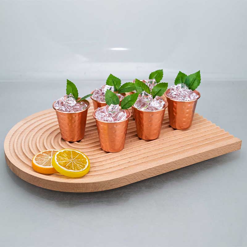 Hammered Copper Shot Glass 60m - Mule Copper Mug のレビューと価格