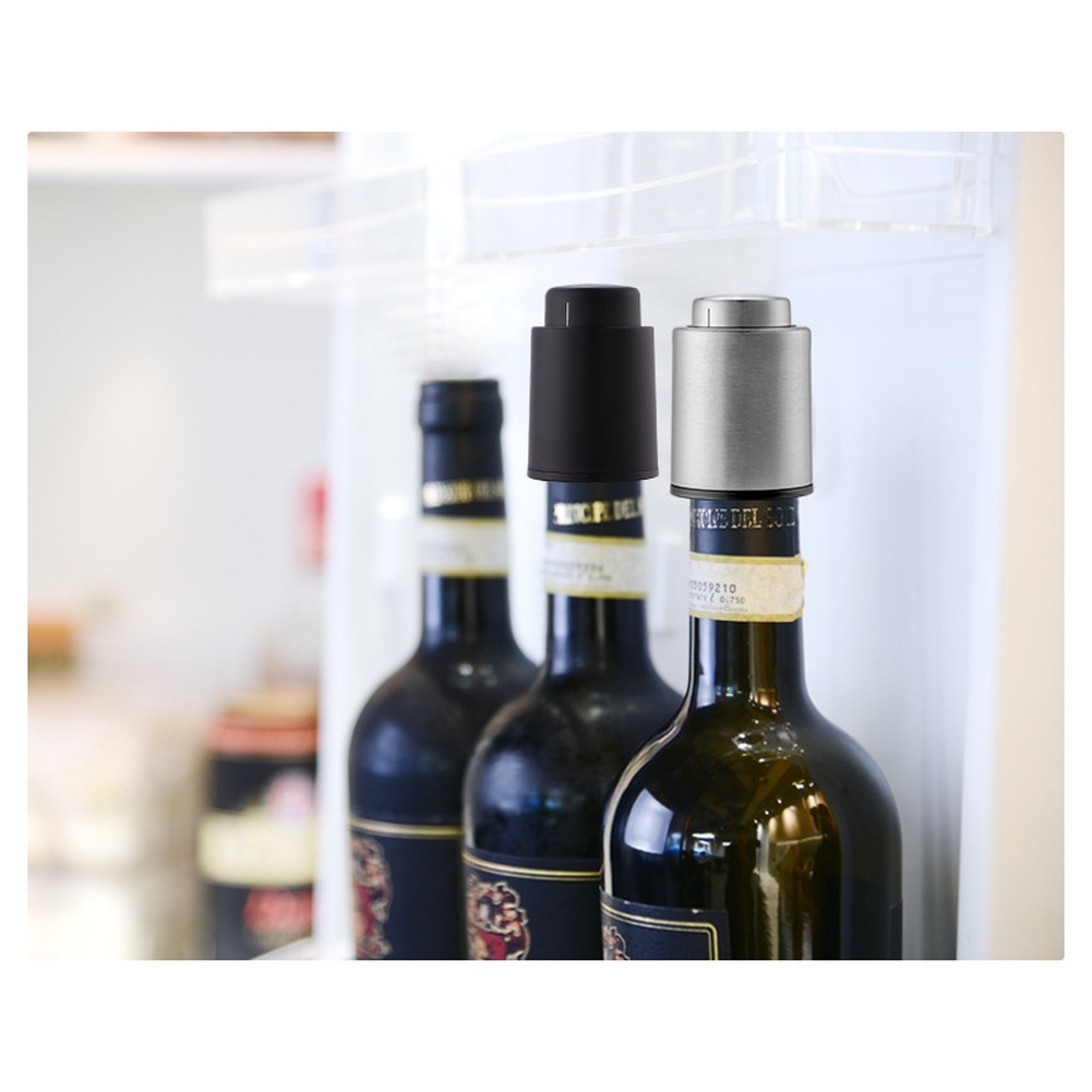 Presstype ABS Wine Stopper wit - Wine Preservation Pump のレビューと価格