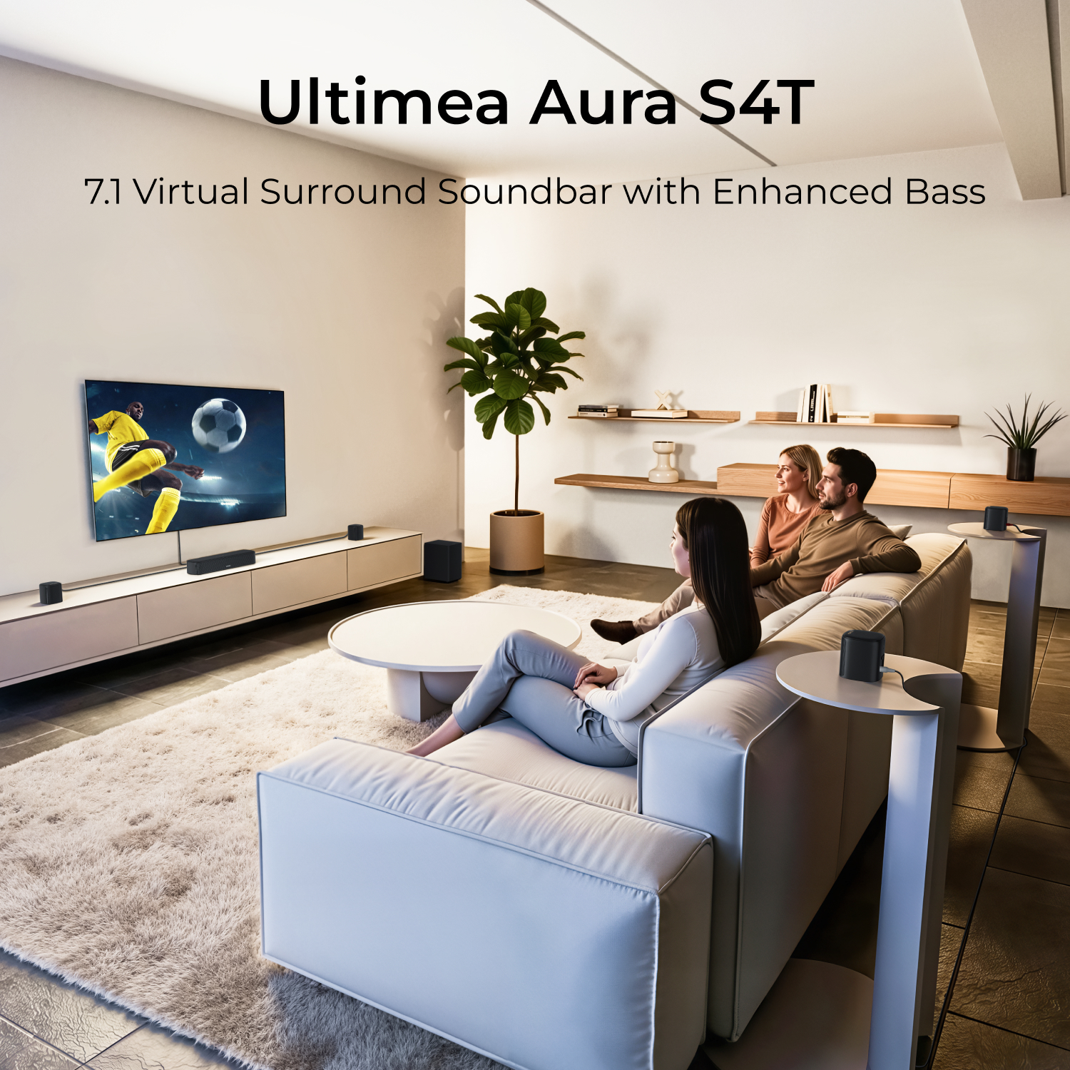 ULTIMEA 7.1ch Sound Bar with S - Home Bar And Theater のレビューと価格