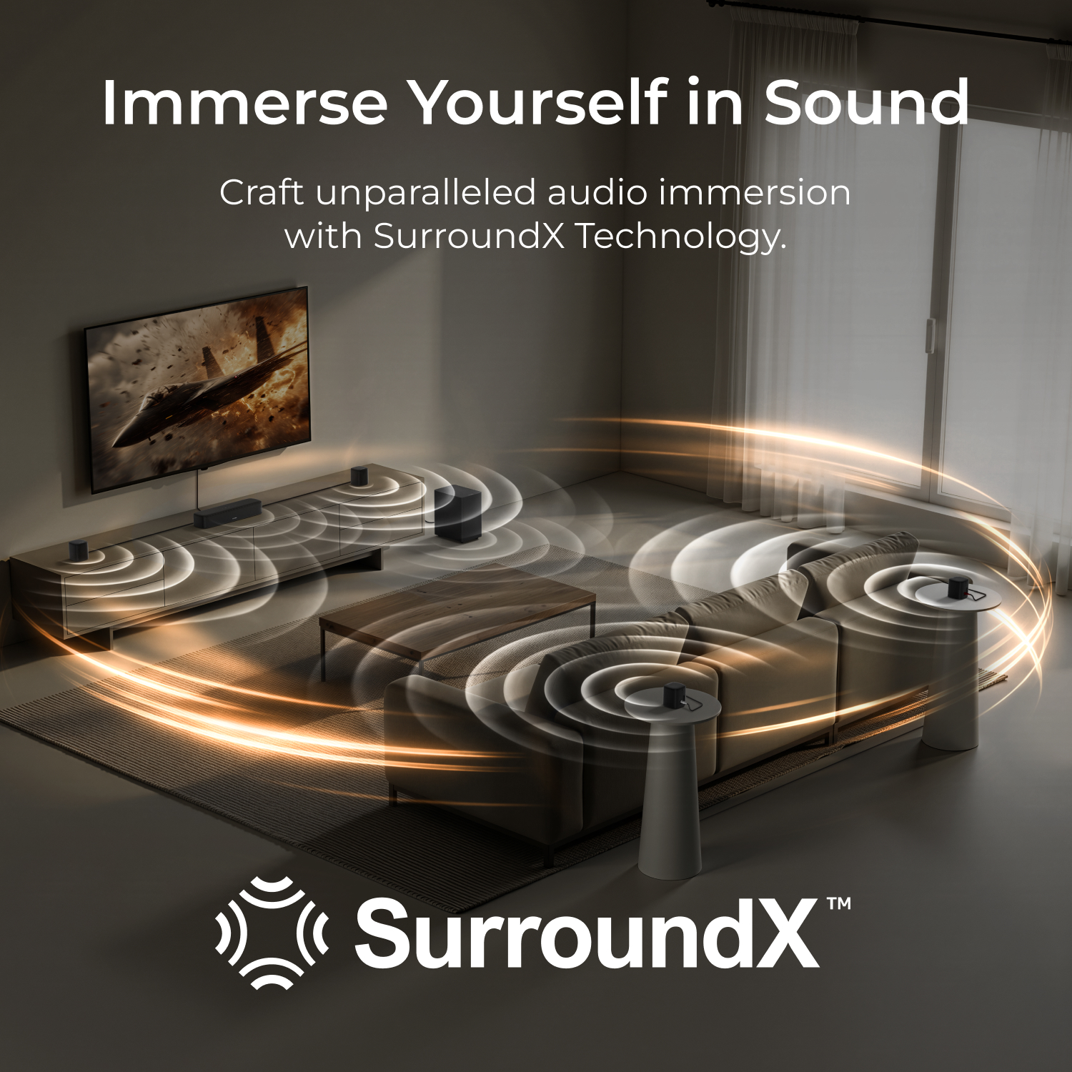 ULTIMEA 7.1ch Sound Bar with S - Home Bar And Theater のレビューと価格