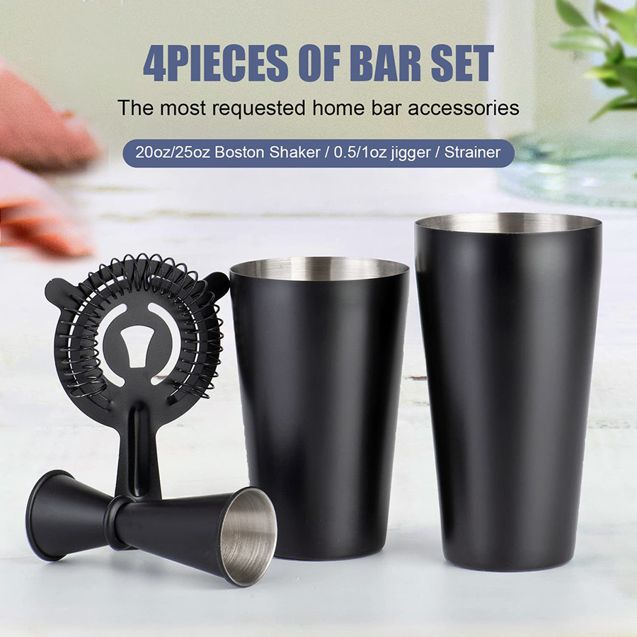 Boston Cocktail Shaker Set 4-P - Boston Shaker Set のレビューと価格