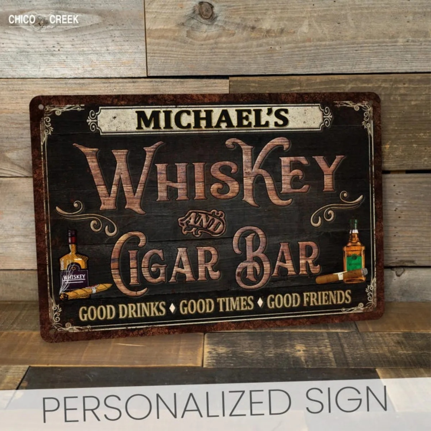 Custom Personalized Vintage Wh - Home Bar Signs のレビューと価格
