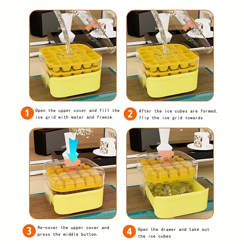 48 Cells Ice Cube Tray Easy Co - Home Bar And Fridge のレビューと価格