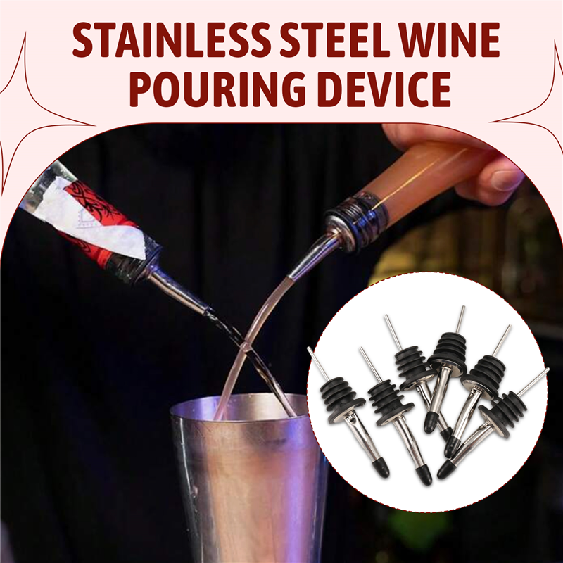 AEE2-6Pcs Stainless Steel Pour - Speed Pourer Cap のレビューと価格