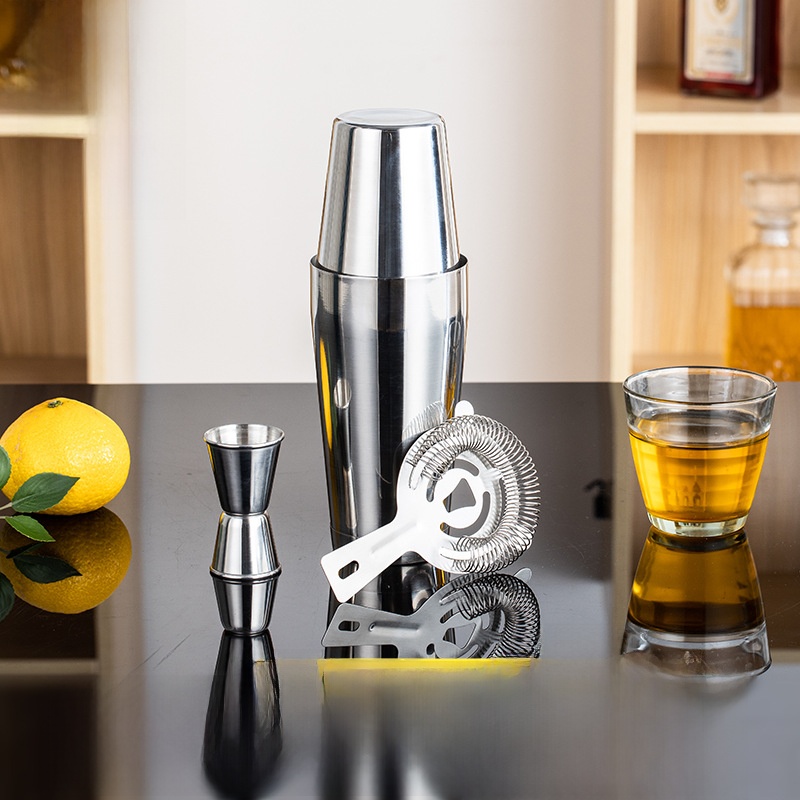 Stainless Steel Bar Tool Set C - Boston Shaker Set のレビューと価格
